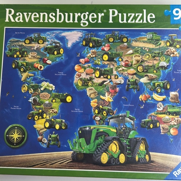 THREE PUZZLES WORLD CITIES PUZZLE, THE GOLDEN GIRLS PUZZLE, JOHN DEERE PUZZLE - Picture 8 of 13